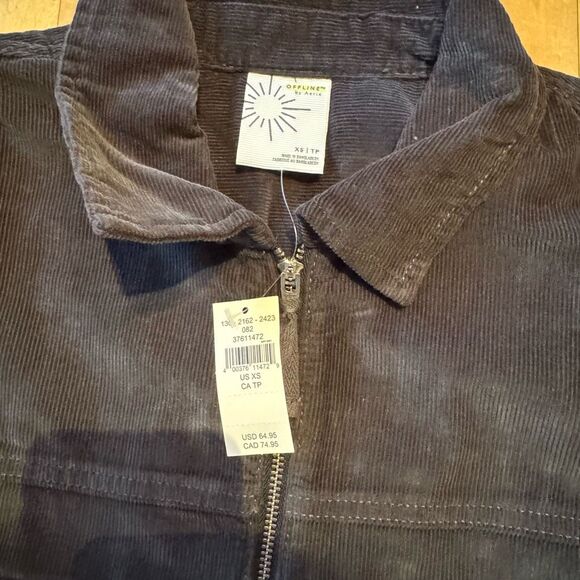 OFFLINE by Aerie quarter zip Corduroy Shacket NWT size XS m4 - Picture 3 of 5